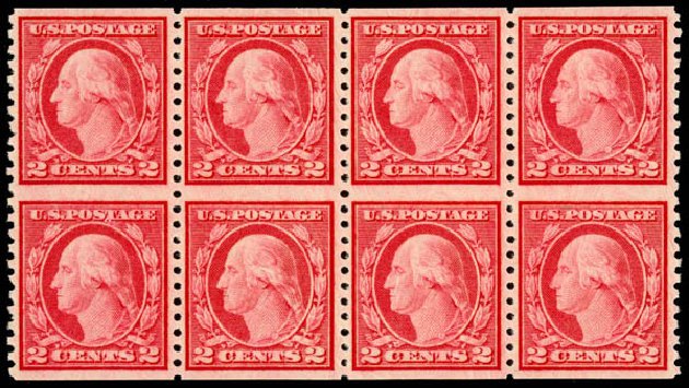 Prices of US Stamps Scott Cat. 540 - 2c 1919 Washington Rotary Perf 11x10. Daniel Kelleher Auctions, Dec 2013, Sale 640, Lot 451