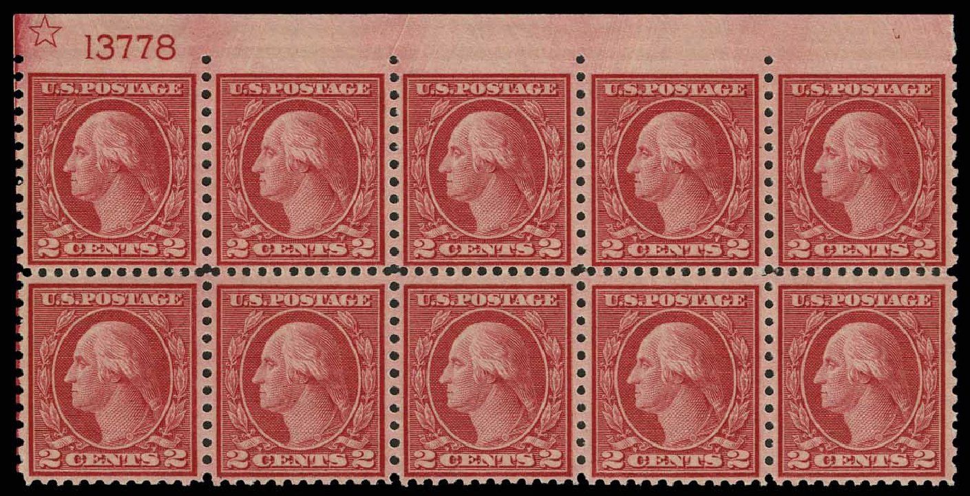 Cost of US Stamp Scott 540 - 1919 2c Washington Rotary Perf 11x10. H.R. Harmer, May 2014, Sale 3005, Lot 1312