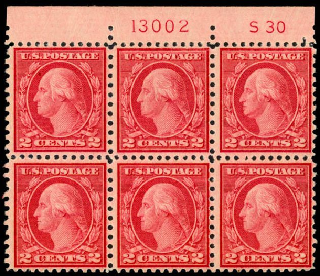 US Stamp Values Scott Cat. 540: 1919 2c Washington Rotary Perf 11x10. Daniel Kelleher Auctions, Mar 2013, Sale 635, Lot 656
