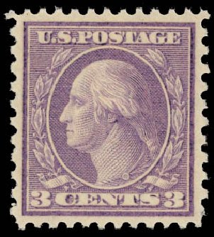Costs of US Stamps Scott Catalog 541 - 3c 1919 Washington Rotary Perf 11x10. Daniel Kelleher Auctions, Jan 2012, Sale 628, Lot 548