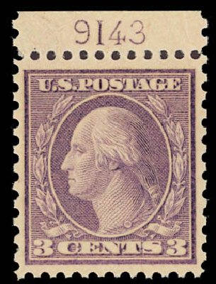Prices of US Stamp Scott # 541 - 1919 3c Washington Rotary Perf 11x10. Daniel Kelleher Auctions, Sep 2013, Sale 639, Lot 3660