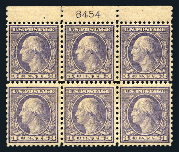 US Stamps Price Scott # 541: 3c 1919 Washington Rotary Perf 11x10. Harmer-Schau Auction Galleries, Aug 2015, Sale 106, Lot 1871