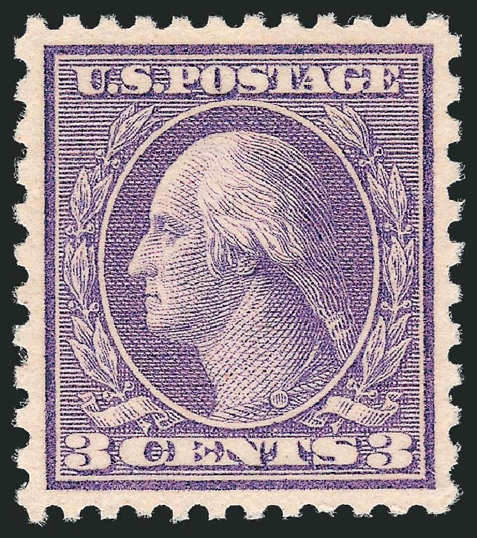 Values of US Stamp Scott Catalog 541 - 1919 3c Washington Rotary Perf 11x10. Robert Siegel Auction Galleries, Mar 2011, Sale 1007, Lot 2825