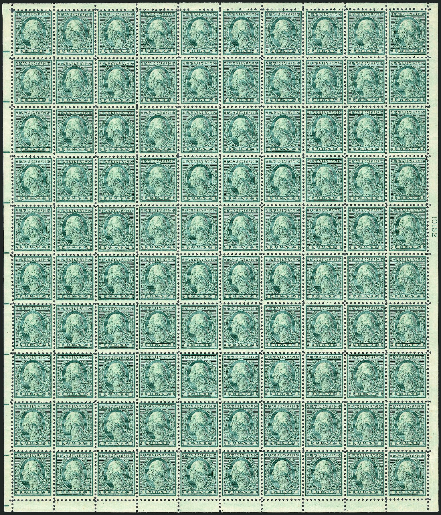 Price of US Stamps Scott #542: 1c 1920 Washington Rotary Perf 10x11. Robert Siegel Auction Galleries, Mar 2013, Sale 1040, Lot 1951