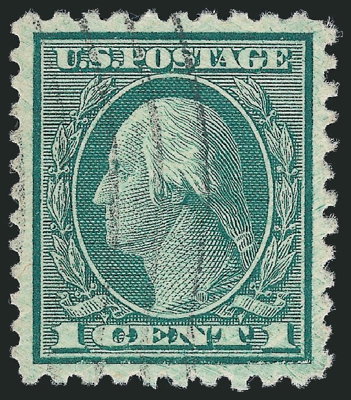 US Stamps Values Scott Cat. # 542 - 1920 1c Washington Rotary Perf 10x11. Robert Siegel Auction Galleries, Jun 2012, Sale 1026, Lot 1463