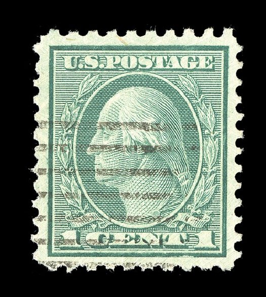 Costs of US Stamps Scott Catalogue #542: 1920 1c Washington Rotary Perf 10x11. Spink Shreves Galleries, May 2014, Sale 148, Lot 343
