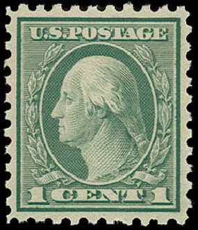 US Stamp Value Scott Cat. #543: 1921 1c Washington Rotary Perf 10. H.R. Harmer, Oct 2014, Sale 3006, Lot 1407