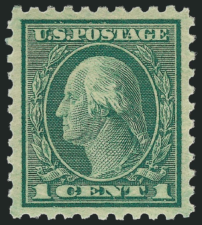 US Stamp Value Scott 543: 1c 1921 Washington Rotary Perf 10. Robert Siegel Auction Galleries, Sep 2009, Sale 968B, Lot 719