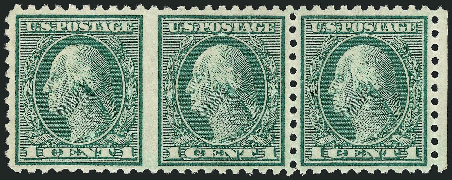 Prices of US Stamps Scott Catalog # 543 - 1921 1c Washington Rotary Perf 10. Robert Siegel Auction Galleries, Oct 2010, Sale 997, Lot 6076