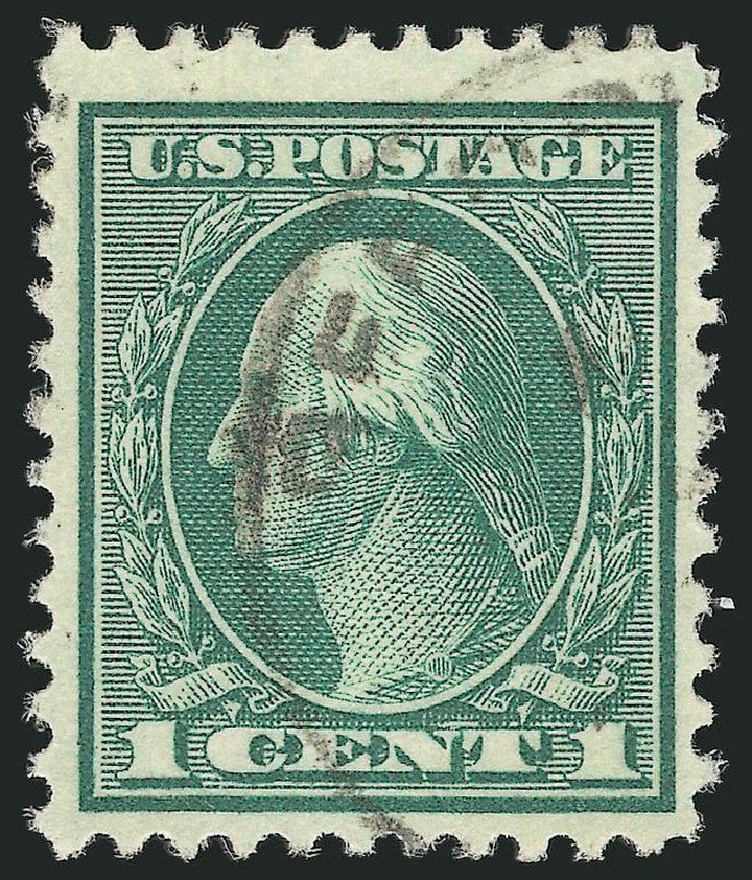 US Stamps Value Scott Cat. # 544 - 1c 1922 Washington Rotary Perf 11. Robert Siegel Auction Galleries, Apr 2010, Sale 984, Lot 955