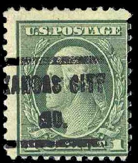 US Stamp Price Scott Cat. 544: 1c 1922 Washington Rotary Perf 11