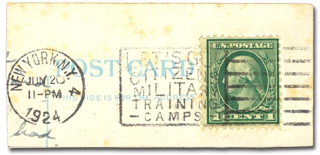 US Stamps Prices Scott Cat. 544 - 1c 1922 Washington Rotary Perf 11. Daniel Kelleher Auctions, Dec 2013, Sale 640, Lot 453
