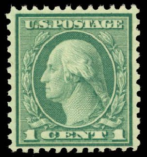 Prices of US Stamp Scott 545 - 1921 1c Washington Rotary Perf 11. Daniel Kelleher Auctions, Jan 2015, Sale 663, Lot 1877