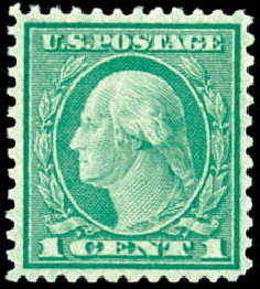 US Stamp Values Scott # 545 - 1921 1c Washington Rotary Perf 11. Schuyler J. Rumsey Philatelic Auctions, Apr 2015, Sale 60, Lot 2437