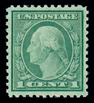 Value of US Stamp Scott Catalogue 545: 1921 1c Washington Rotary Perf 11. Matthew Bennett International, Dec 2007, Sale 325, Lot 2208