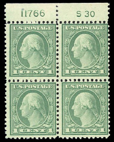 US Stamp Value Scott Catalogue # 545 - 1c 1921 Washington Rotary Perf 11. Matthew Bennett International, Sep 2010, Sale 333, Lot 3788