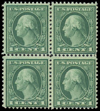 US Stamp Value Scott Cat. 545: 1c 1921 Washington Rotary Perf 11. Daniel Kelleher Auctions, Jul 2011, Sale 625, Lot 1058