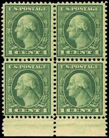 Costs of US Stamps Scott Cat. # 545 - 1c 1921 Washington Rotary Perf 11. Harmer-Schau Auction Galleries, Feb 2012, Sale 92, Lot 1199