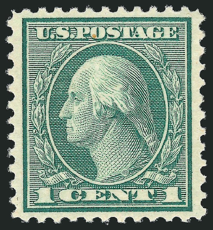 Value of US Stamp Scott Cat. #545 - 1921 1c Washington Rotary Perf 11. Robert Siegel Auction Galleries, Oct 2010, Sale 997, Lot 6079