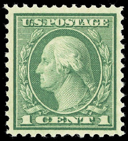 US Stamps Price Scott # 545: 1921 1c Washington Rotary Perf 11. Matthew Bennett International, Sep 2012, Sale 346, Lot 870