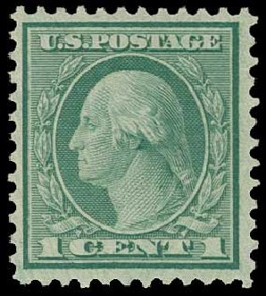 Value of US Stamp Scott 545: 1c 1921 Washington Rotary Perf 11. H.R. Harmer, Jun 2013, Sale 3003, Lot 1390