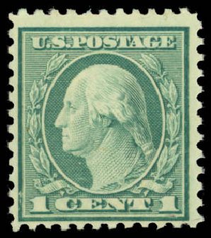 Price of US Stamps Scott Catalogue 545: 1921 1c Washington Rotary Perf 11. Daniel Kelleher Auctions, Dec 2014, Sale 661, Lot 410
