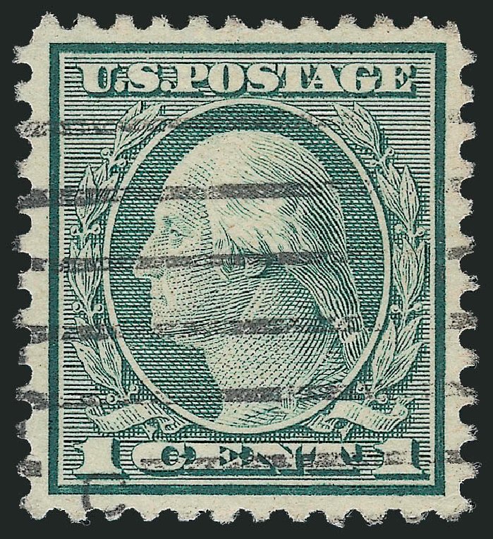 Value of US Stamp Scott Catalog #545 - 1921 1c Washington Rotary Perf 11. Robert Siegel Auction Galleries, Sep 2012, Sale 1028, Lot 461