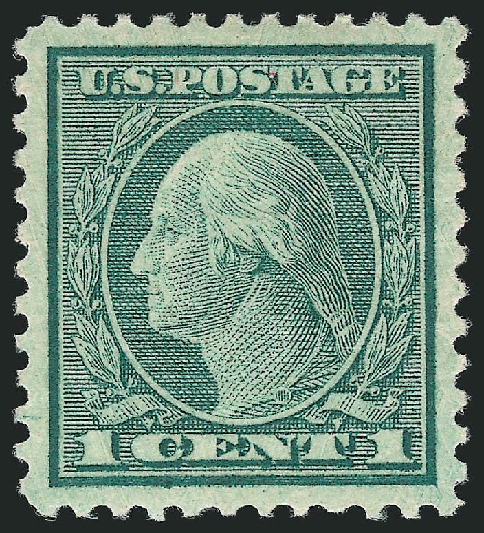 Values of US Stamp Scott Cat. #545 - 1c 1921 Washington Rotary Perf 11. Robert Siegel Auction Galleries, Feb 2015, Sale 1093, Lot 511