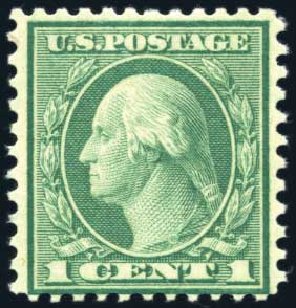 US Stamps Price Scott Catalog 545 - 1921 1c Washington Rotary Perf 11. Harmer-Schau Auction Galleries, Mar 2011, Sale 89, Lot 344