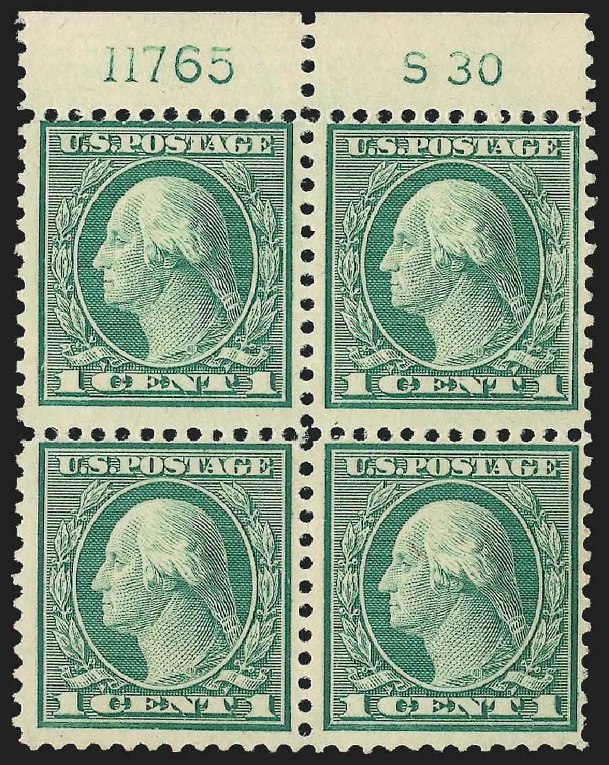 Values of US Stamps Scott Catalog # 545 - 1921 1c Washington Rotary Perf 11. Robert Siegel Auction Galleries, Jul 2015, Sale 1107, Lot 514