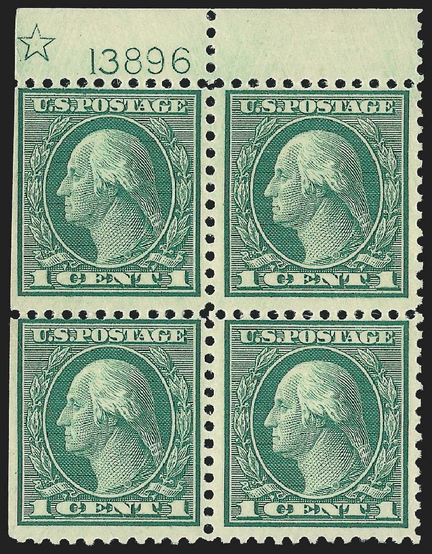 Value of US Stamp Scott # 545 - 1921 1c Washington Rotary Perf 11. Robert Siegel Auction Galleries, Jul 2015, Sale 1107, Lot 515
