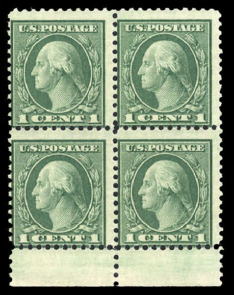 Value of US Stamp Scott 545 - 1c 1921 Washington Rotary Perf 11. Cherrystone Auctions, Jun 2010, Sale 201006, Lot 32