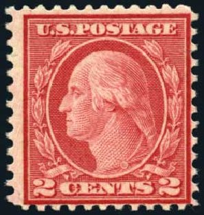 US Stamp Values Scott Cat. #546: 1921 2c Washington Rotary Perf 11. Harmer-Schau Auction Galleries, Oct 2008, Sale 79, Lot 227