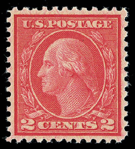 Value of US Stamp Scott Cat. # 546: 1921 2c Washington Rotary Perf 11. Matthew Bennett International, Sep 2012, Sale 345, Lot 378
