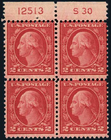 US Stamps Value Scott Cat. 546 - 2c 1921 Washington Rotary Perf 11. Harmer-Schau Auction Galleries, May 2013, Sale 97, Lot 399