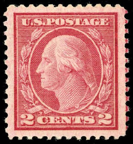 Values of US Stamps Scott Cat. 546 - 2c 1921 Washington Rotary Perf 11. Matthew Bennett International, Apr 2008, Sale 326, Lot 484
