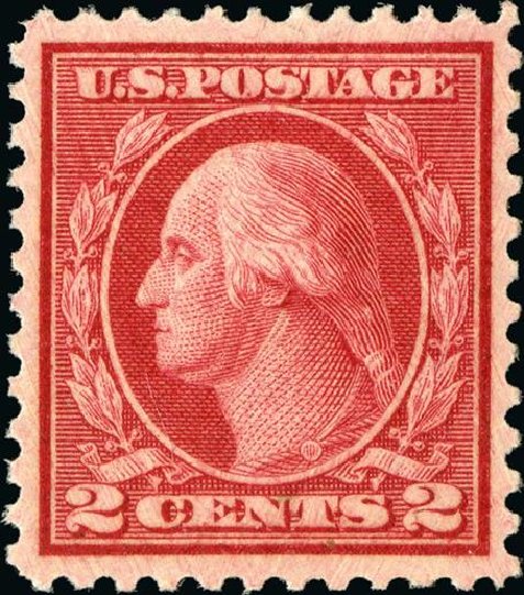 Values of US Stamps Scott Catalogue # 546 - 1921 2c Washington Rotary Perf 11. Spink Shreves Galleries, Jan 2015, Sale 150, Lot 204