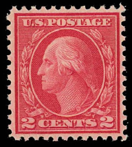 US Stamps Price Scott # 546: 2c 1921 Washington Rotary Perf 11. Daniel Kelleher Auctions, Oct 2011, Sale 626, Lot 425