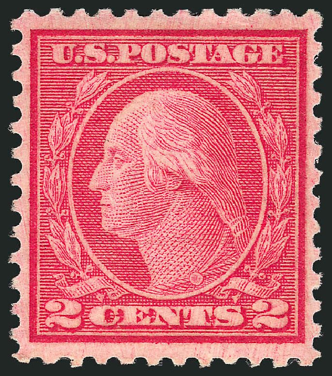 Values of US Stamps Scott Catalogue # 546 - 2c 1921 Washington Rotary Perf 11. Robert Siegel Auction Galleries, Apr 2014, Sale 1068, Lot 312