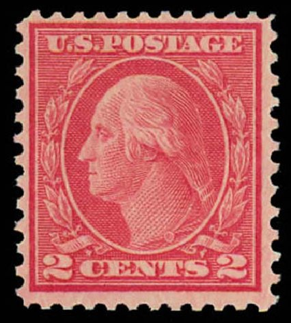 US Stamps Values Scott Catalogue # 546: 2c 1921 Washington Rotary Perf 11. Daniel Kelleher Auctions, Oct 2011, Sale 626, Lot 426