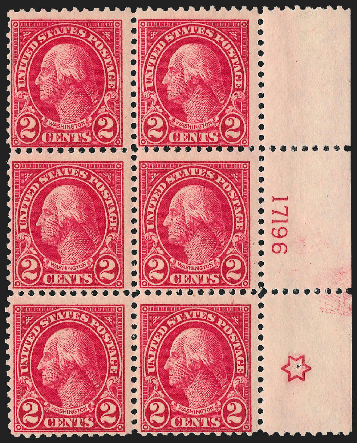 Price of US Stamp Scott Catalog #554: 1923 2c Washington Perf 11. Robert Siegel Auction Galleries, Jul 2015, Sale 1107, Lot 517