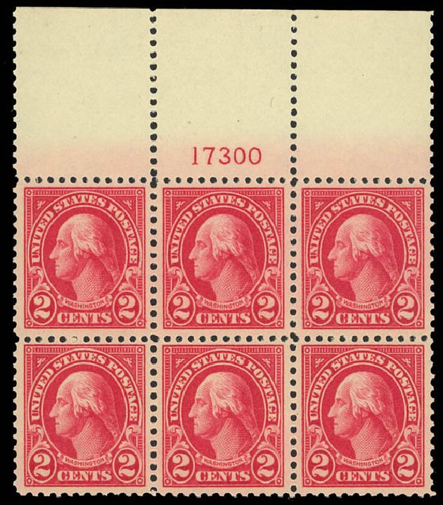 US Stamps Price Scott Catalog 554: 2c 1923 Washington Perf 11. Daniel Kelleher Auctions, Aug 2012, Sale 631, Lot 1298