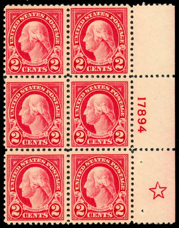 Price of US Stamps Scott # 554 - 1923 2c Washington Perf 11. Daniel Kelleher Auctions, Mar 2013, Sale 635, Lot 668