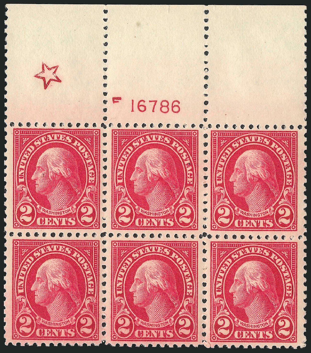 US Stamp Value Scott Cat. #554 - 2c 1923 Washington Perf 11. Robert Siegel Auction Galleries, Dec 2012, Sale 1037, Lot 2114