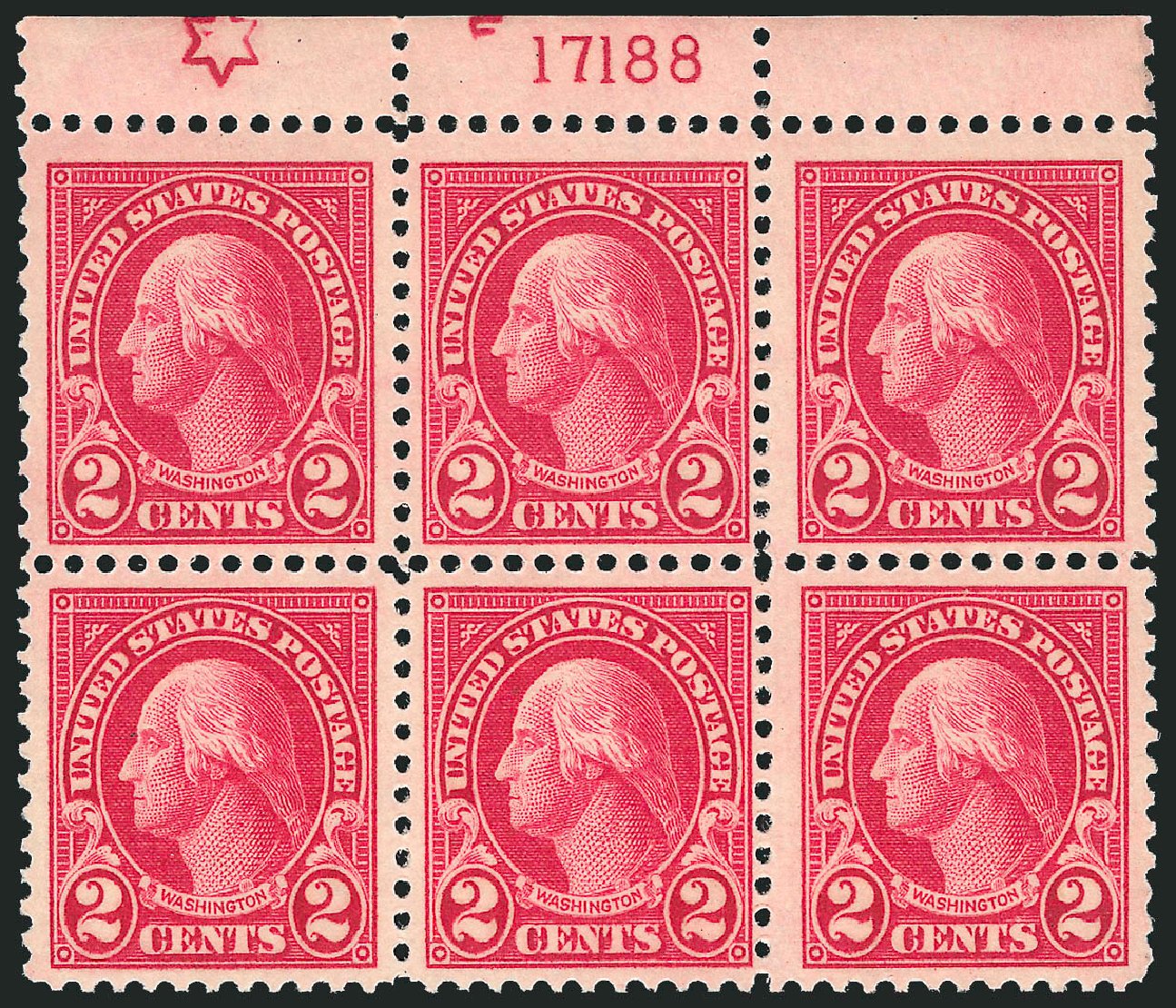 Cost of US Stamp Scott Catalogue 554 - 2c 1923 Washington Perf 11. Robert Siegel Auction Galleries, Jul 2014, Sale 1077, Lot 324