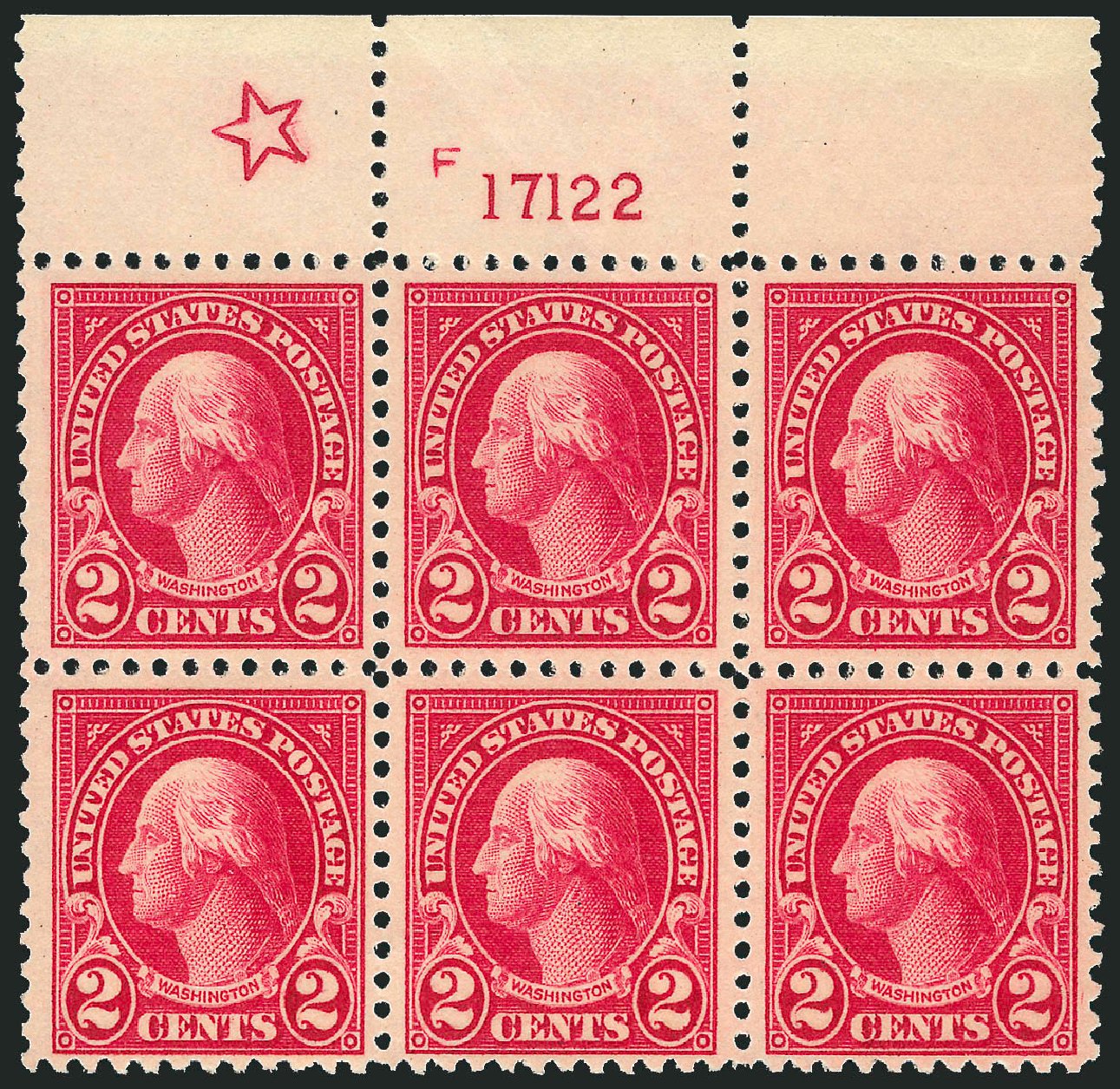 Value of US Stamps Scott 554 - 2c 1923 Washington Perf 11. Robert Siegel Auction Galleries, Jul 2014, Sale 1077, Lot 322