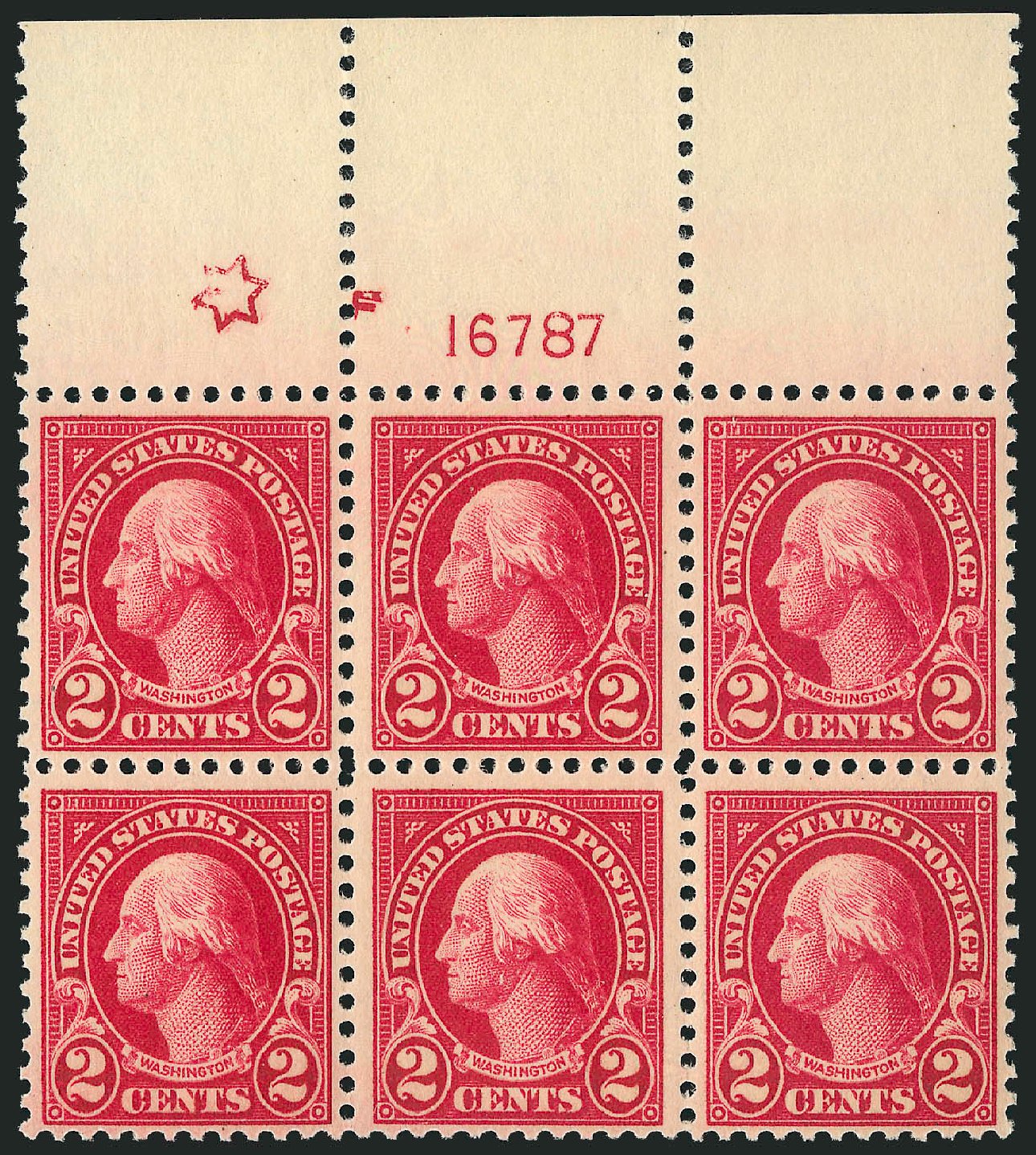 Price of US Stamp Scott Catalog #554: 2c 1923 Washington Perf 11. Robert Siegel Auction Galleries, Sep 2014, Sale 1078, Lot 592