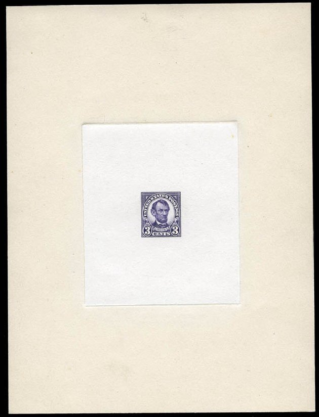 Prices of US Stamp Scott 555 - 1923 3c Lincoln Perf 11. Matthew Bennett International, May 2015, Sale 352, Lot 109