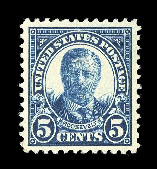 Values of US Stamp Scott # 557: 5c 1923 Roosevelt Perf 11. Spink Shreves Galleries, May 2014, Sale 148, Lot 347