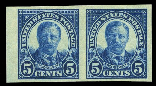 Cost of US Stamps Scott Catalogue # 557: 1923 5c Roosevelt Perf 11. Matthew Bennett International, Mar 2011, Sale 336, Lot 1328